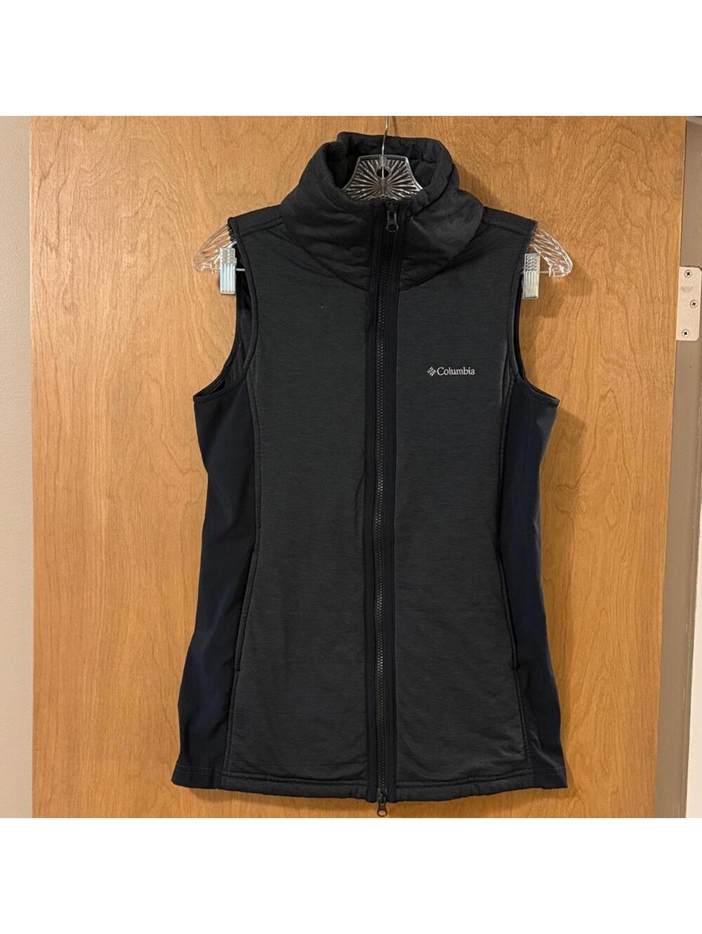 Columbia Charcoal Gray Sleeveless Fleece Vest Men's Small Layering Piece - Picture 1 of 6